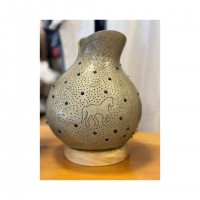 Su Kabağı Lamba - handmade